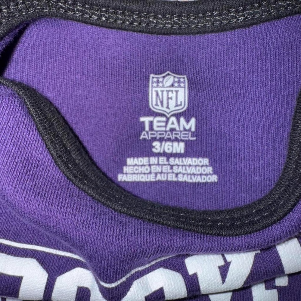 Baltimore Ravens “Rookie of the Year” Baby Onesie | Size 3–6M - Picture 2 of 3